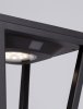 Minimalistyczna lampa solarna zewnętrzna do ogrodu z czujnikiem ruchu klasyczna LED aluminiowa kolor antracyt IP54 CANDELA LE75178 Luces Exclusivas
